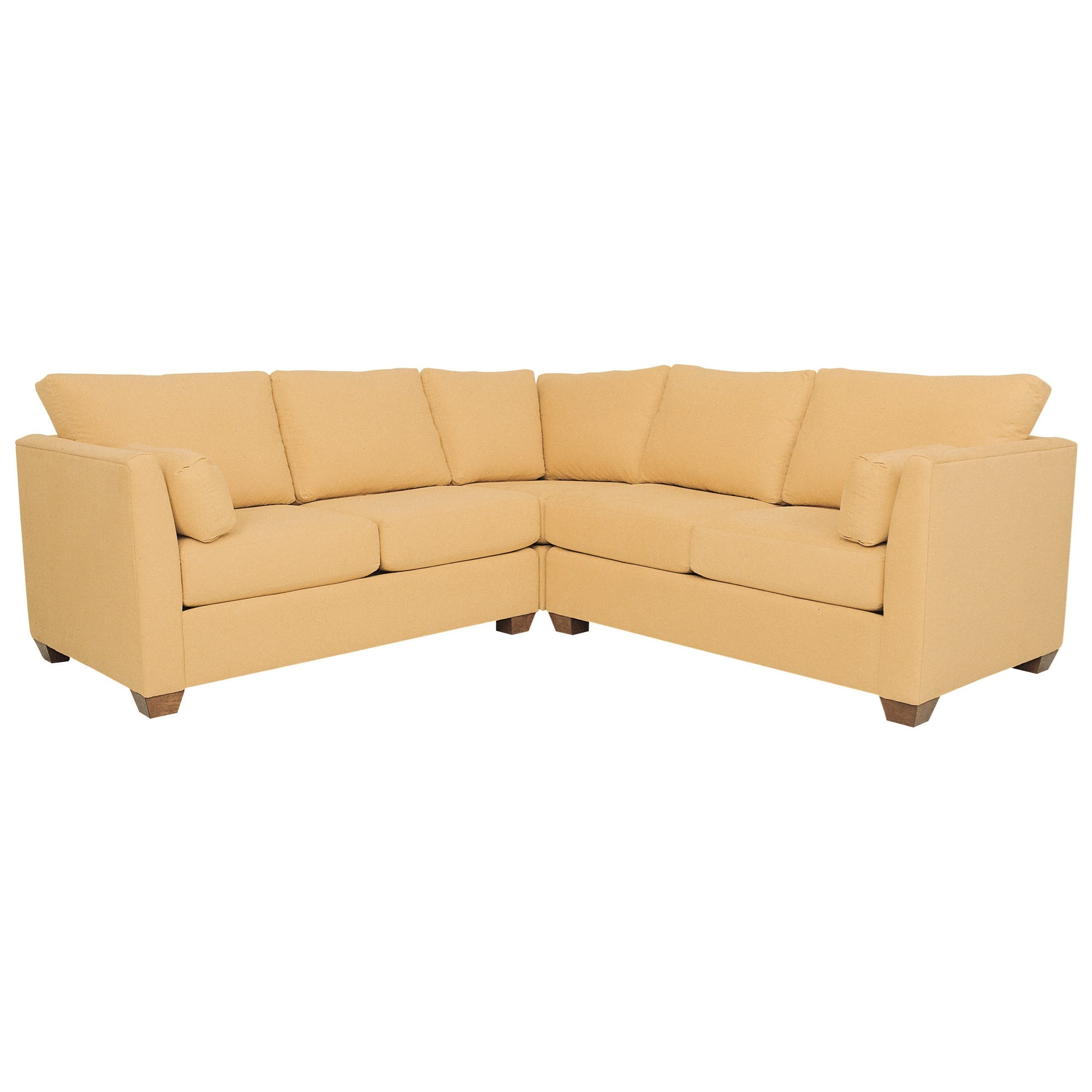 Norwalk Horizon 946157+91+56Light Yellow Contemporary Sectional Sofa